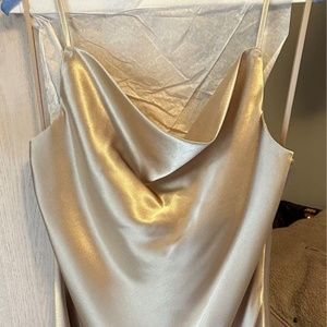 Birdy Grey Lisa Midi Dress - Champagne Neutral